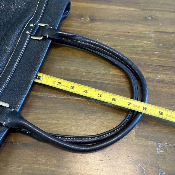 Kate Spade Blakely Andover Black Pebbled Leather Tote Shopper Travel Bag Large - Picture 5 of 12